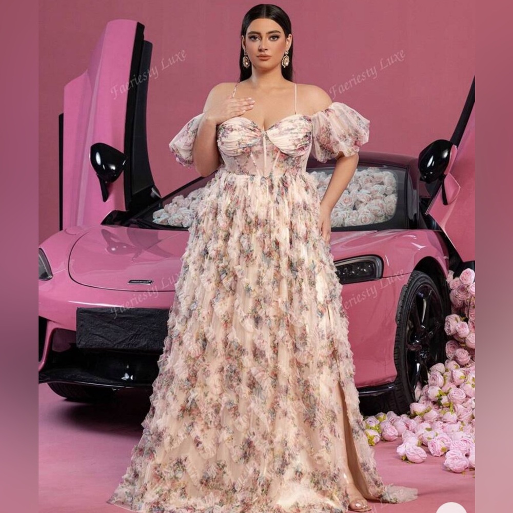 Shein plus fairy 🧚🏾 gown!